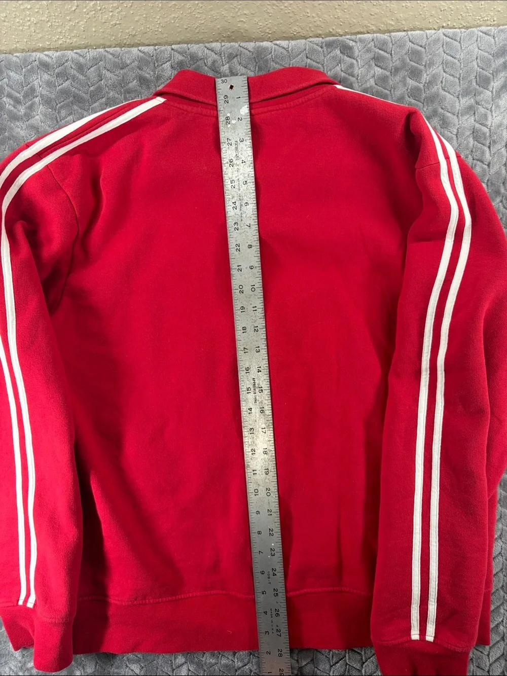 Pact Red Italia Soccer Track Jacket with Stripe Accents XL
